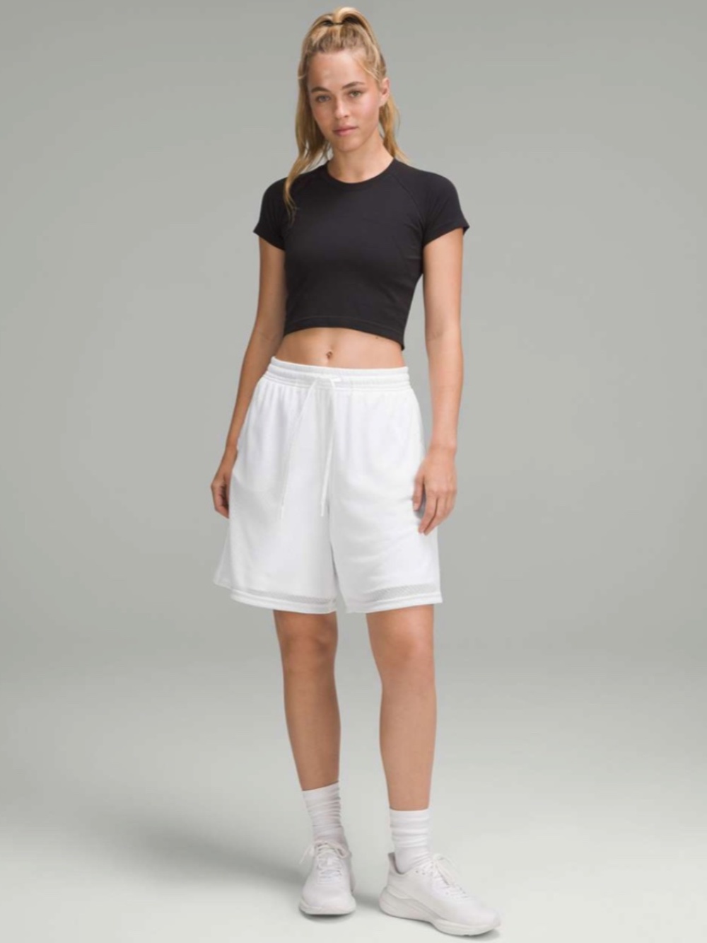 Lululemon Relaxed-Fit Mesh Training Short 8" size 10